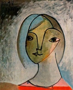 busto de mujer. 36. picasso.