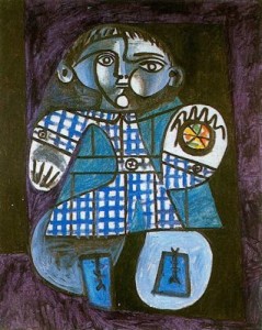 claude con balon. 48. colección maya ruiz picasso. paris.