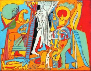 la crucifixión.30. picasso. museo picasso. paris
