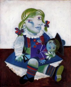 maya con muñeca. 38. picasso. museo picasso. paris