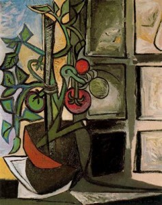 planta de tomates. 44. antes galería rosengart. colección particular. suiza.