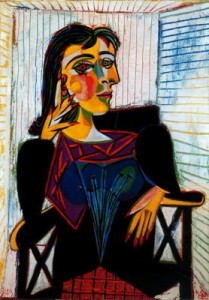 retrato de dora maar. 37. picasso. museo picasso de paris.