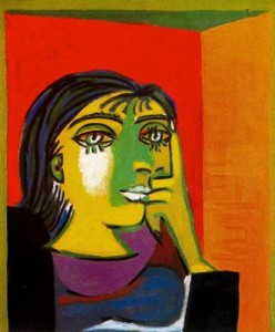 retrato de dora maar. 37. picasso. museo picasso , paris