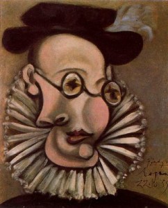 retrato de jaime sabartés como grande de españa. 39. picasso. museo picasso. barcelona.